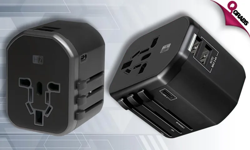 3-in-1 Universal Travel Adapter!